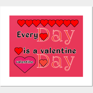 Valentine t shirt Posters and Art